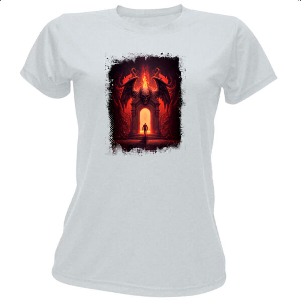 Camiseta Baby Look Portal do inferno 5