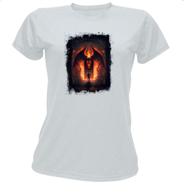 Camiseta Baby Look Portal do inferno 7