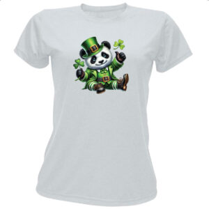 Camiseta Baby Look Panda St Patrick