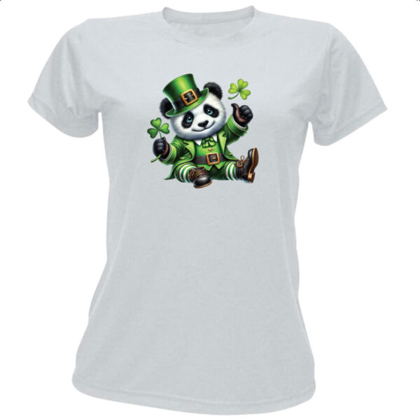 Camiseta Baby Look Panda St Patrick