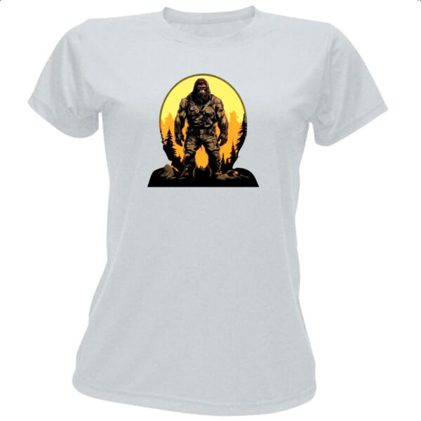 Camiseta Baby Look Pe grande militar