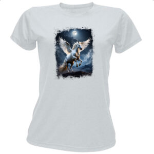 Camiseta Baby Look Pegasus ao luar