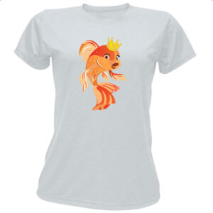 Camiseta Baby Look Peixinho dourado