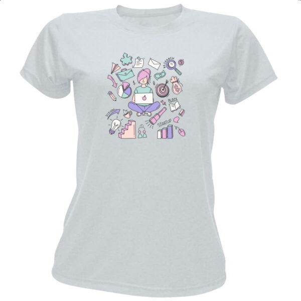 Camiseta Baby Look Planejamento feminino