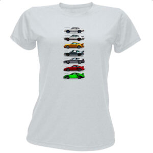 Camiseta Baby Look Porche Carrera Series