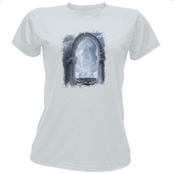 Camiseta Baby Look Portal do reino celestial