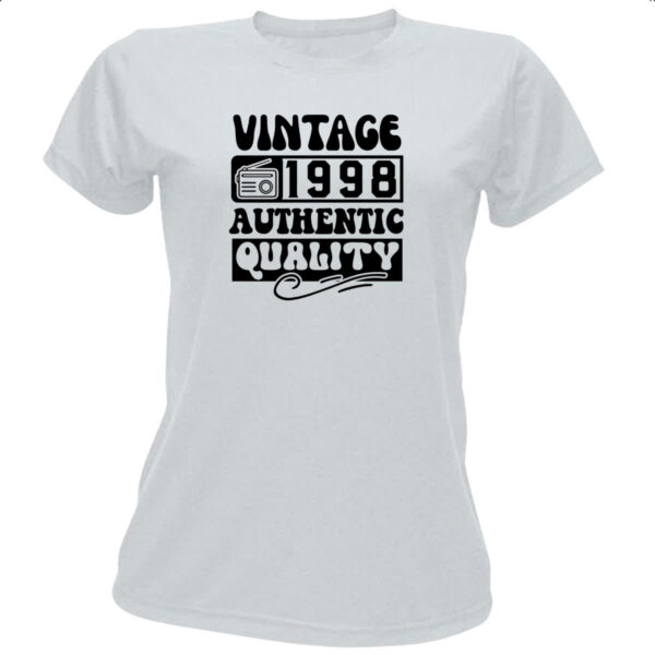 Camiseta Baby Look Radio Vintage 1998