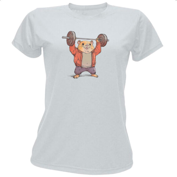 Camiseta Baby Look Rato maromba