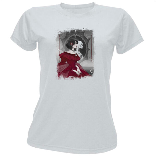 Camiseta Baby Look Reflexo da morte