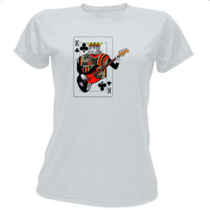 Camiseta Baby Look Rei de Paus do Rock