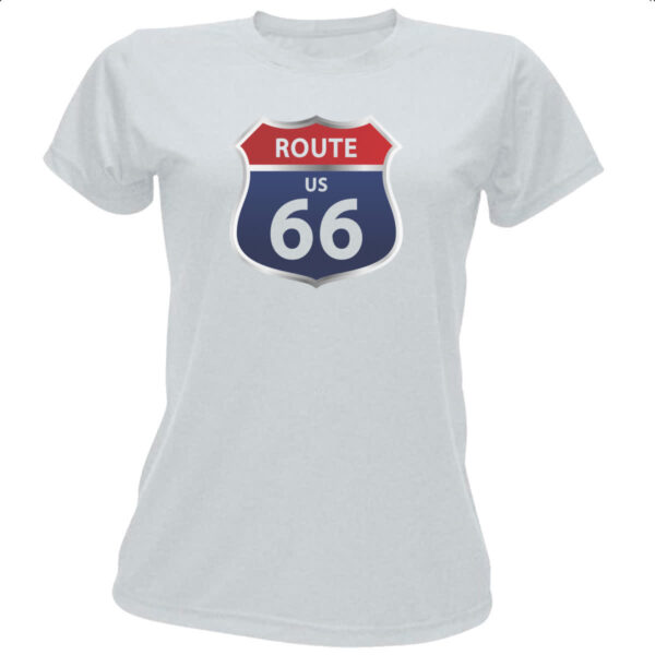 Camiseta Baby Look Route 66
