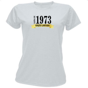 Camiseta Baby Look Safra de 1973