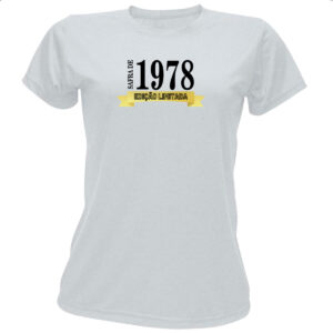 Camiseta Baby Look Safra de 1978