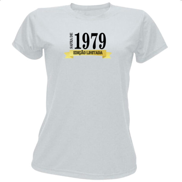 Camiseta Baby Look Safra de 1979