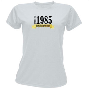 Camiseta Baby Look Safra de 1985