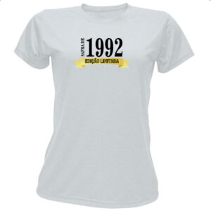 Camiseta Baby Look Safra de 1992