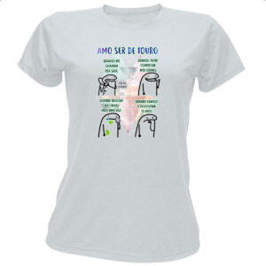 Camiseta Baby Look Signo Amo ser de Touro