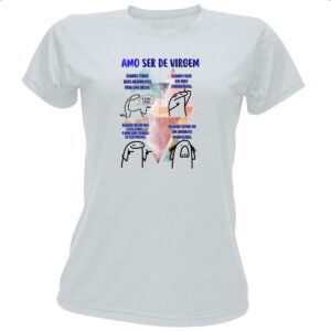 Camiseta Baby Look Signo Amo ser de Virgem