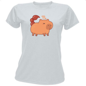 Camiseta Baby Look Signo Capivara Escorpiao