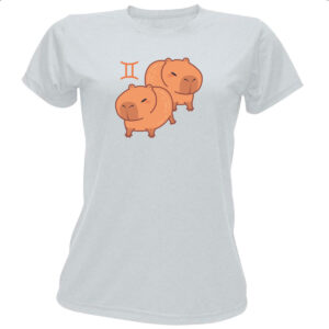 Camiseta Baby Look Signo Capivara Gemeos