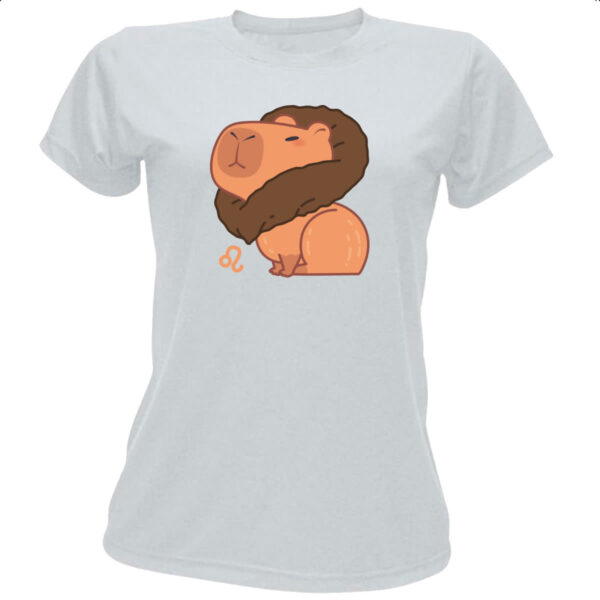 Camiseta Baby Look Signo Capivara Leao