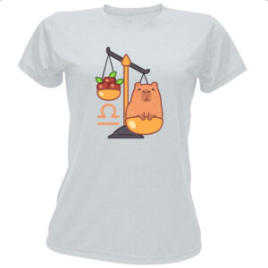 Camiseta Baby Look Signo Capivara Libra