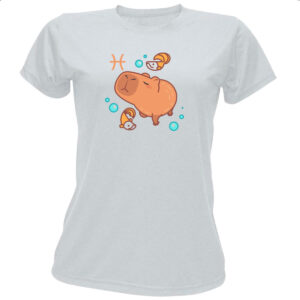 Camiseta Baby Look Signo Capivara Peixes