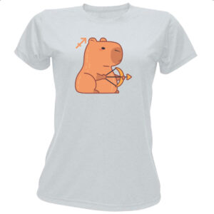 Camiseta Baby Look Signo Capivara Sagitario