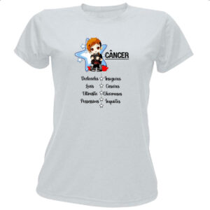Camiseta Baby Look Signo Cute Cancer