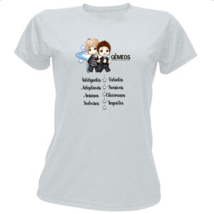 Camiseta Baby Look Signo Cute Gemeos