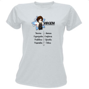 Camiseta Baby Look Signo Cute Virgem