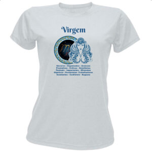 Camiseta Baby Look Signo de Virgem adjetivos