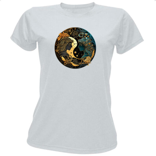 Camiseta Baby Look Signo de gemeos logo de luxo