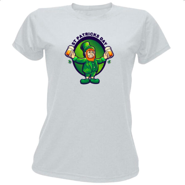 Camiseta Baby Look ST Patricks Day Leprechaun