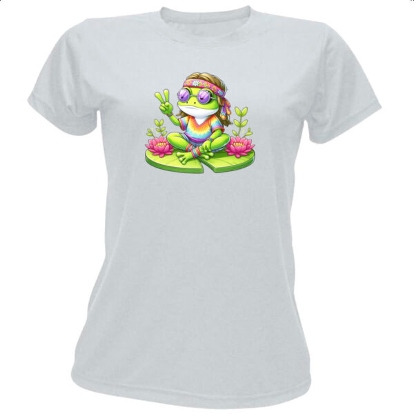 Camiseta Baby Look Sapo Hippie