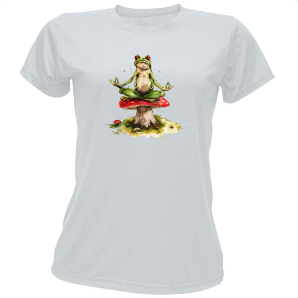 Camiseta Baby Look Sapo yoga