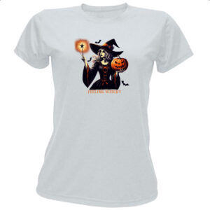 Camiseta Baby Look Sentindo-se bruxa