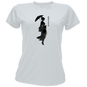 Camiseta Baby Look Silhueta Yukisakura Japao