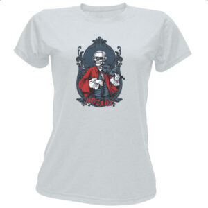 Camiseta Baby Look Skull Mozart