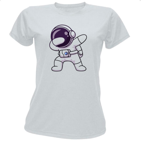 Camiseta Baby Look Astronauta dab