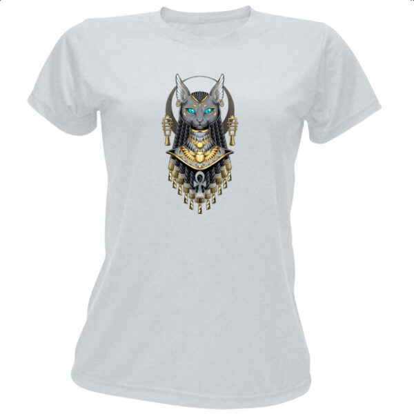 Camiseta Baby Look Basket Gato Egito Ancestral