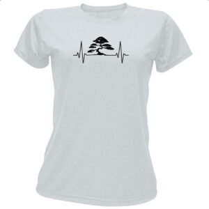 Camiseta Baby Look Batimento cardiaco bonsai