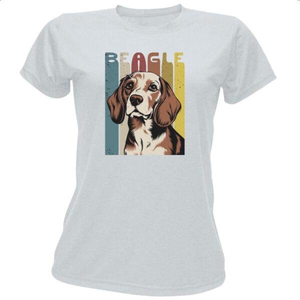 Camiseta Baby Look Beagle retro vintage