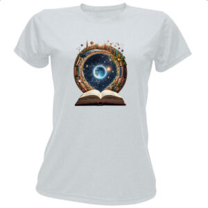 Camiseta Baby Look Biblia livro conhecimento universal