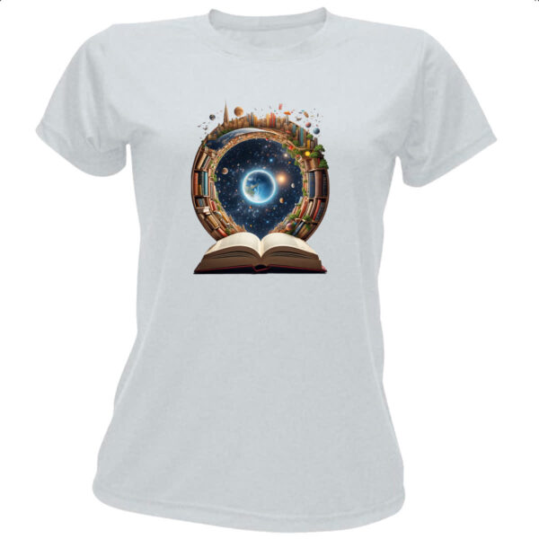 Camiseta Baby Look Biblia livro conhecimento universal
