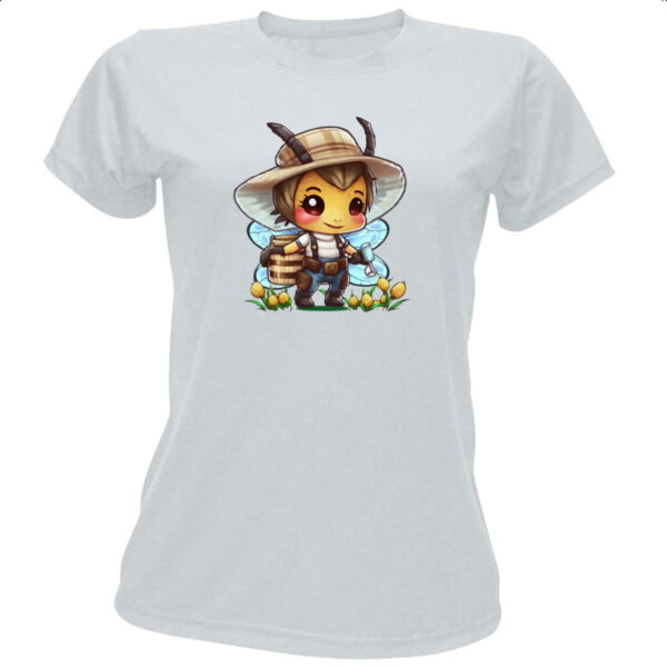 Camiseta Baby Look Abelha fazendeira
