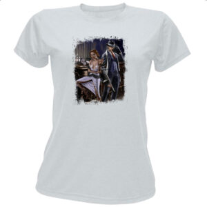 Camiseta Baby Look Bonnie e Clyde