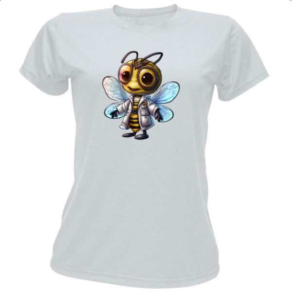 Camiseta Baby Look Abelha medica