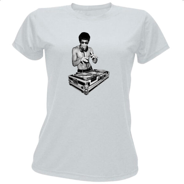 Camiseta Baby Look Bruce Lee DJ
