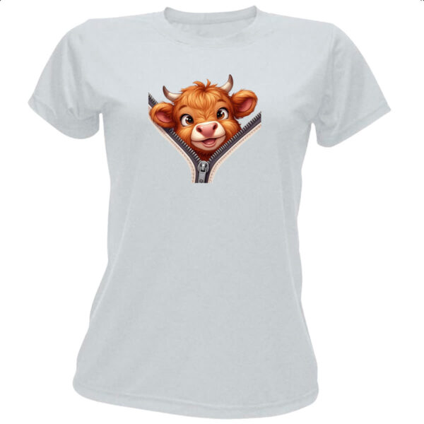 Camiseta Baby Look Bufalo no ziper